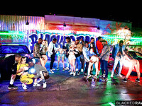 Hard gangbang sex party