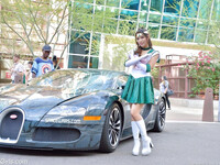 Melody sexy cosplay dievča