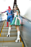 Melody sexy cosplay dievča
