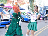 Melody sexy cosplay dievča