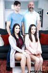 Alexa Payne a Odds Parker si navzájom lízajú kundičku, zatiaľ čo oni sú kurva s nimi