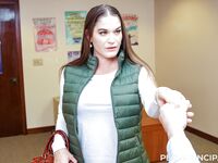 Divoké milf konope srdce je v prdeli v kancelárii riaditeľa