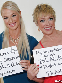 Dee Williams and London River fucking blacks